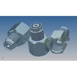Thread Adaptor 300bar Pneumatic External to 300bar Scuba Diving Nitrox M26 Inn