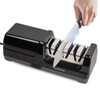 Electric Knife Sharpener for Kitchen – Professional 3-Stage 100% Diamond