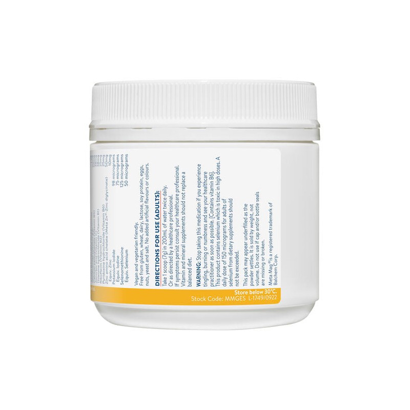 Ethical Nutrients Mega Magnesium Energy & Stress 140g