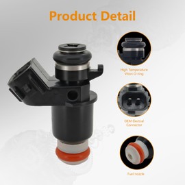 Wonyton1571014G00 Fuel Injectors 4Pcs for Suzuki GSX-R1000 2005-2006, for BOULEVARD C90 C50 C109 C109R M50 M90 M109 S50 S40, for VL800Z Intruder Volusia 2001-2009 Replace 15710-10G00, 15710-14G00.