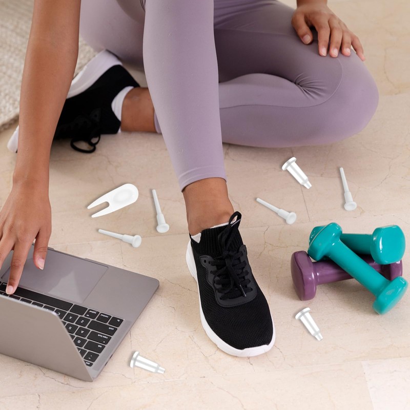 12 Pieces Exercise Ball Plug Replacement Kit Yoga Ball Fitness