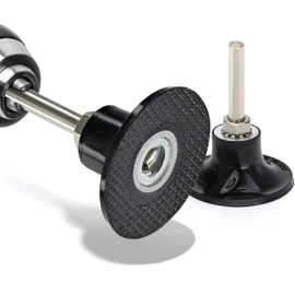 2 Inch Disc Pad Holder with ¼” Shank, Die Grinder Sanding Suitable for Roloc, Quick Change Medium Disc Attachments for Polishing, Sanding and Surface Preparation, 2 Pack – by Ram Pro