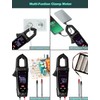 QLUUE Clamp Meter Current Clamp Multimeter AC/DC Voltage Test Instrument