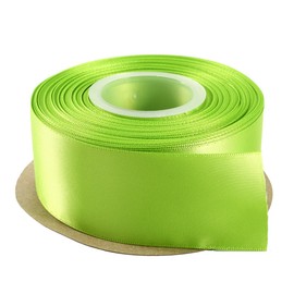 ITIsparkle 11/2" Inch Double Faced Satin Ribbon 25 Yards-Roll Set For Gift Wrapping Party Favor Hair Braids Hair Bow Baby Shower Decoration Floral Arrangement Craft Supplies, Apple Green Ribbon