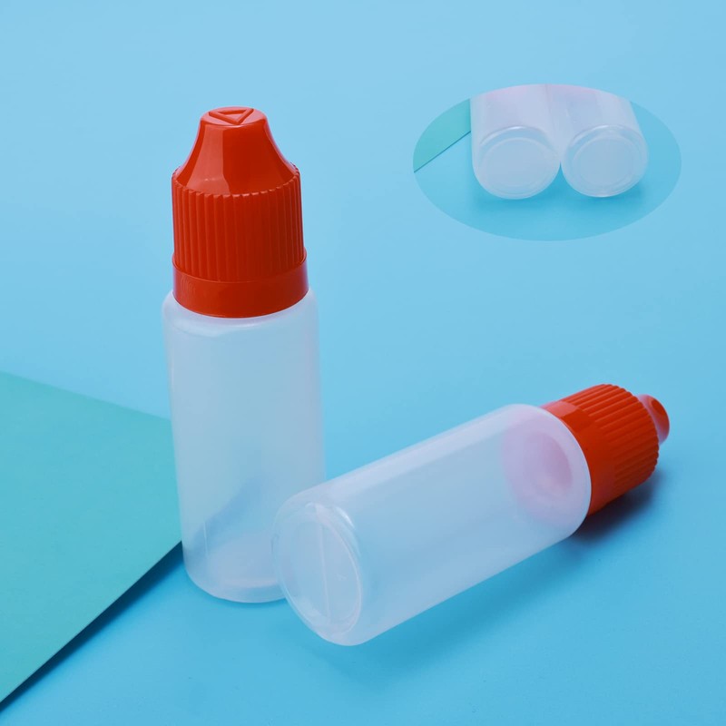 Pxyelec Pack of 10 Empty Plastic Squeezable Eye Liquid Dropper