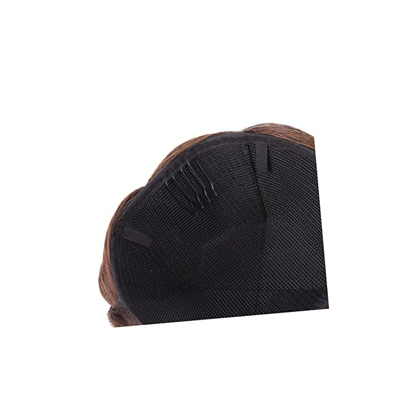 Beavorty Moño De Cabello Trenzado Artificial Con Clip Para Mujeres