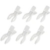 Towa Sangyo Neosul Double Spring Wide Rod Pinch White Approx.