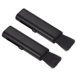 PATIKIL Keyboard Cleaning Brush, 2 Pack Mini Telescopic Type Window Groove Cleaning Brush, for Laptop Computer Keyboard Window Black