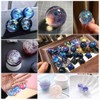 BIGEBO 7 Pcs Clear Silicone Sphere Molds for Resin Casting,