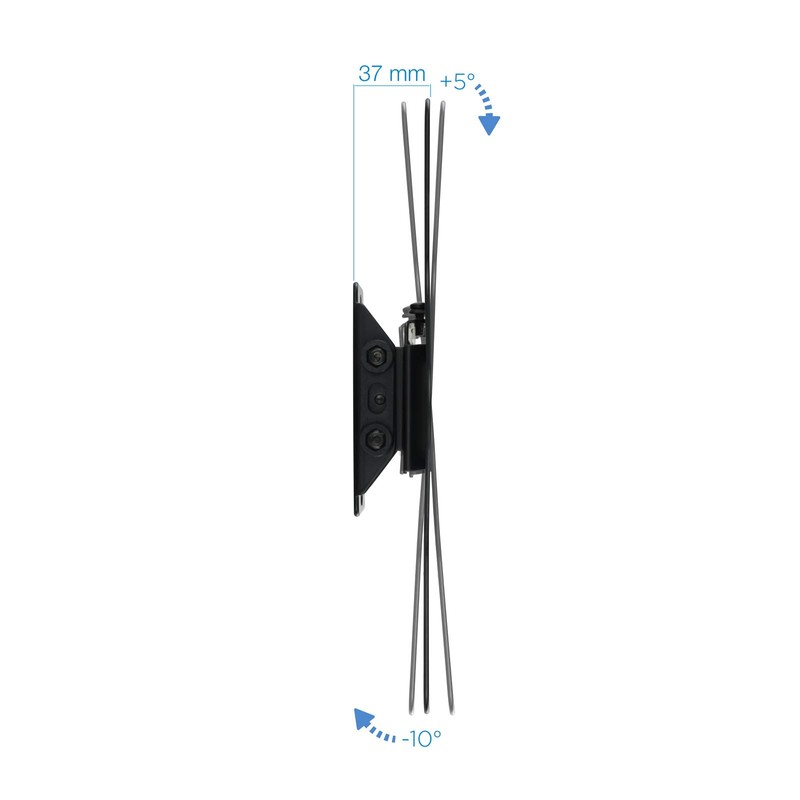 TOOQ LP1342T-B - Wall Mount for 23"-42" Screens Tilting +5°/-10°