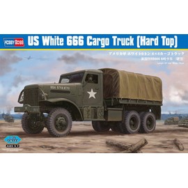 Hobby Boss US White 666 Cargo Hard Top Model Kit