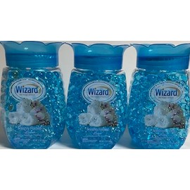Wizard Crystal Beads Air Fresheners – 3 Pack (12 oz / 340 g Each) Long-lasting, fresh linen scent. Perfect for home, office, or car. Decorative and effective.