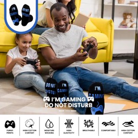 G Gmmgicc Do Not Disturb I'm Gaming Socks,Christmas Men Gifts for Men,Stocking Stuffers for Teenage Boys,Gifts For Boys,Son,Men,Dad