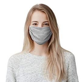 Reusable Washable Fashion Classic Face Covering Protection from Dust Pollen Particles,Heather Solid