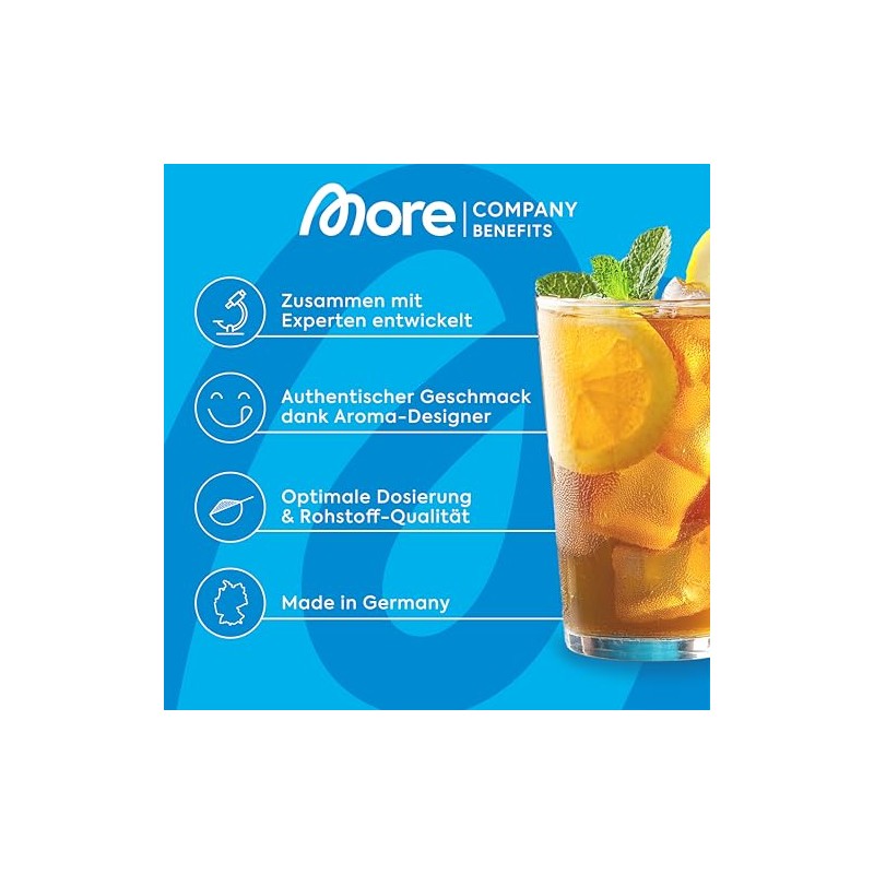 MORE Clear Protein, Peach Passionfruit Ice Tea, 600 g, Protein