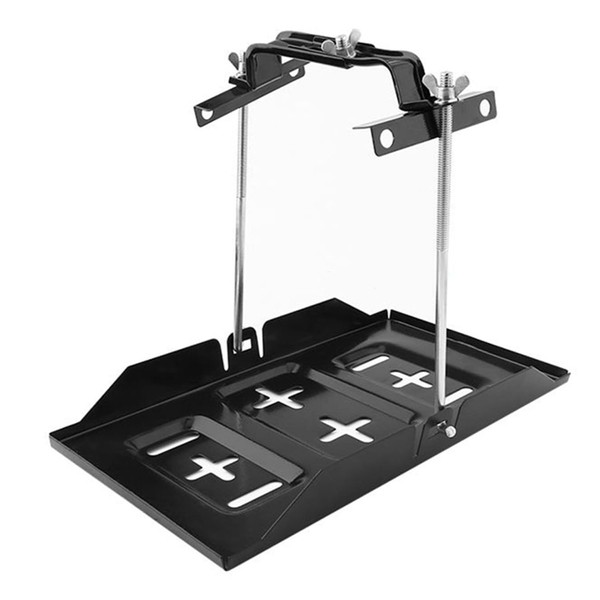 Reicyfang Battery Hold Down Tray Kit, Metal Battery Mounting Tray