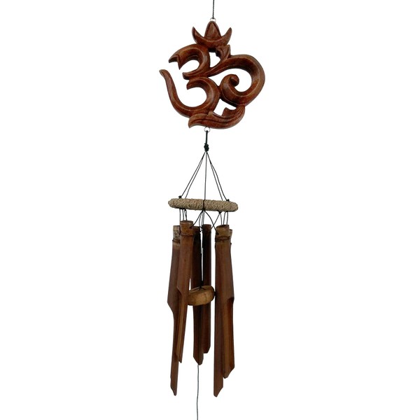 Cohasset 631 OM Symbol Bamboo Wind Chime
