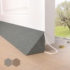 HIZH Upgraded Heavy Duty Draft Excluder for Doors,35.4''Extra Thick Wedge