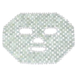 FRCOLOR Natural Jade Facial Mask Stones Anti-Aging Sleeping Face Mask for Dark Circles Puffiness Relief and Skin Massage Tool
