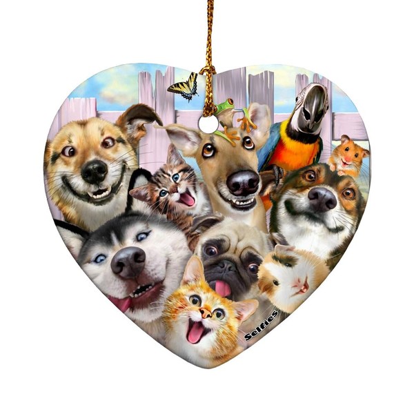 GRAPHICS & MORE Pet Animals Selfie Dogs Cats Rabbit Hamster