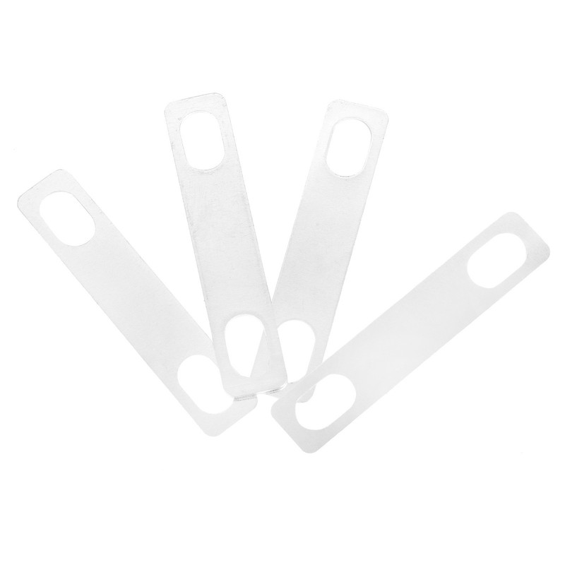 4Pcs Guitar Neck Shim Brass Material Heightening Gasket Set Musical