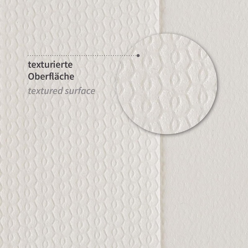 Hygoclean Premium Airlaid White Wipes Length 33 cm Width 30