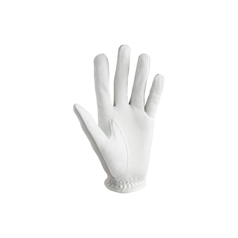 FootJoy Nanorock Women's Golf Gloves, White, 7.1 inches (18 cm),