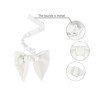 Allegra K Men's Velvet Bowtie, For Formal Parties, Weddings, cream
