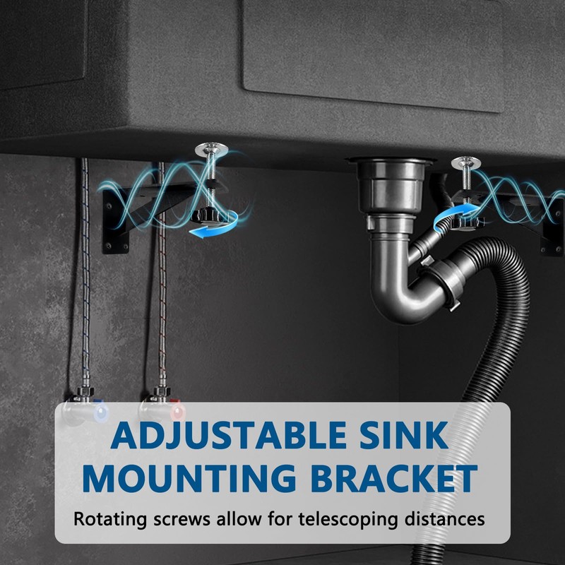 4 Piece Under Counter Sink Bracket,undermount Sink Support,Sink Support Brackets,Kitchen