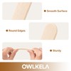 OWLKELA 100PCS 4.5inch Lolly Sticks, Wooden Lollipop Sticks, Craft Stick