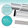 CERF ROUGE Frameless Shower Door Handle with Magnetic Strike -
