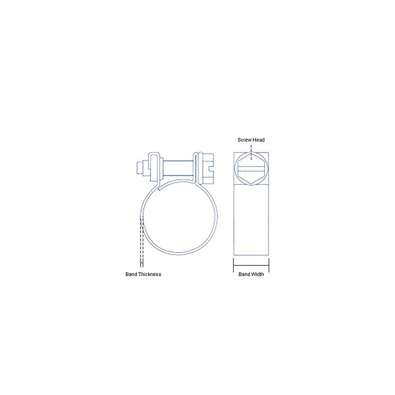 10 Pack - 15mm > 17mm Mini Stainless Steel Fuel