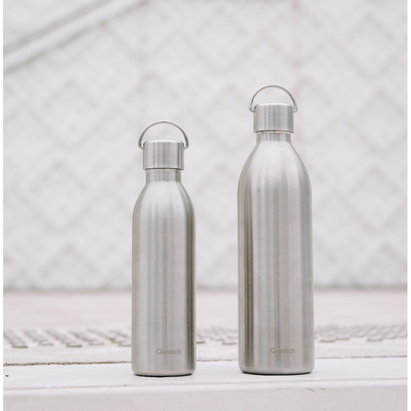 Qwetch - Water Bottle 600 ml Stainless Steel Green Emerald