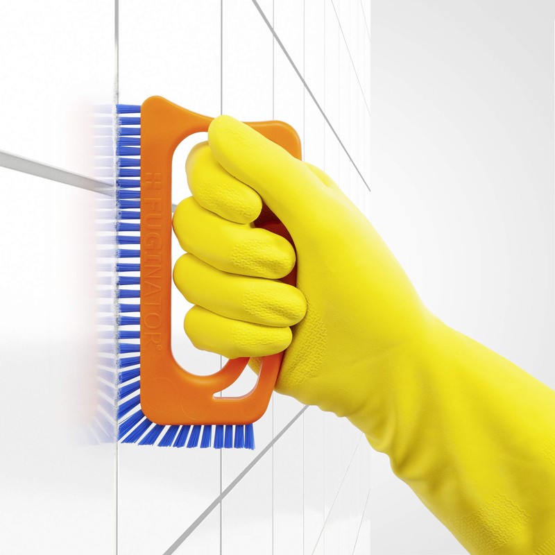 Fuginator Scrub Brush for Tile and Grout: Stiff Nylon Bristle