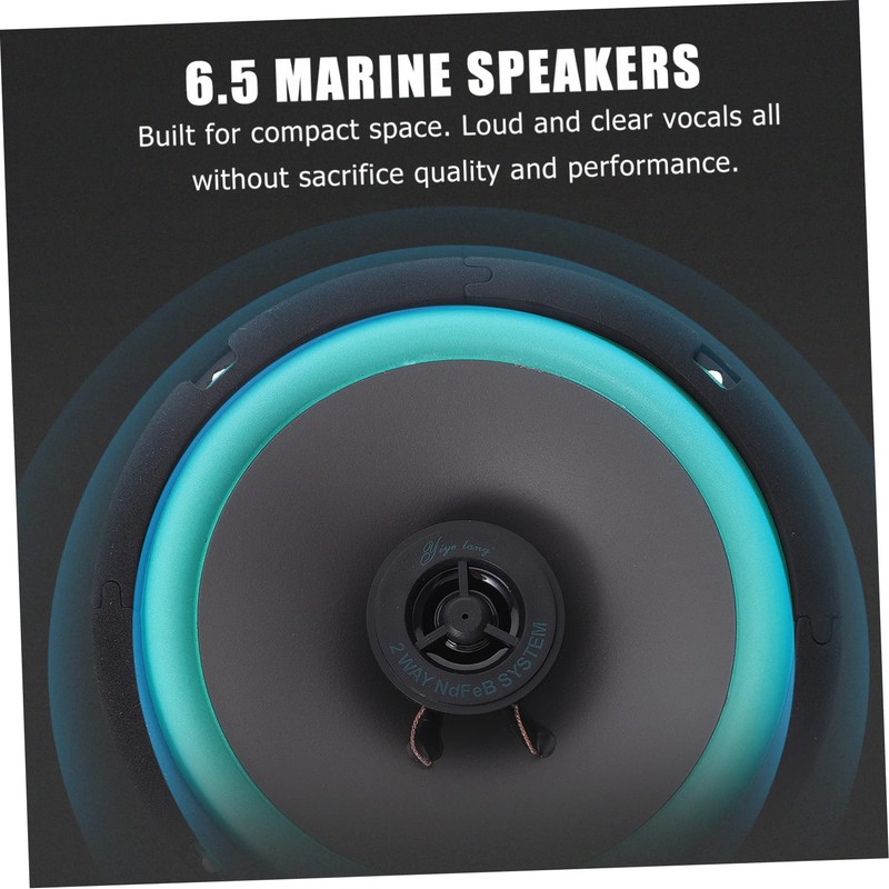 Outanaya 6.5 Inch Shallow Mount Car Speakers 4 Ohm 160W