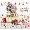 36Pcs Mini Christmas Ornaments Resin DIY Christmas Tree Hanging Decorations