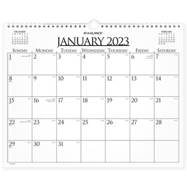 AT-A-GLANCE 2023 Wall Calendar, 14 ⅞ " x 11 ⅞ ", Medium, Spiral Bound, Monthly, Reversible, Business (997-1)