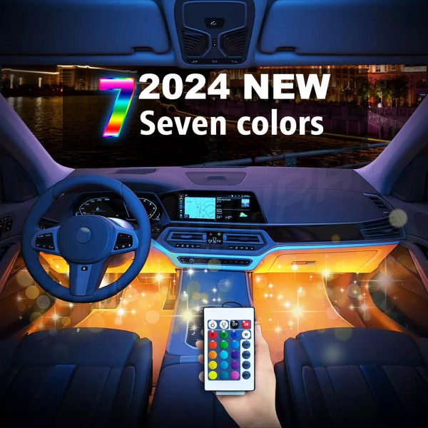 Unbranded RGB 36 LED Light Strip Interior Atmosphere Neon Lamp