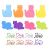 Molain Cat Sticky Notes with Paper Clips, Cute Cat Self-Stick