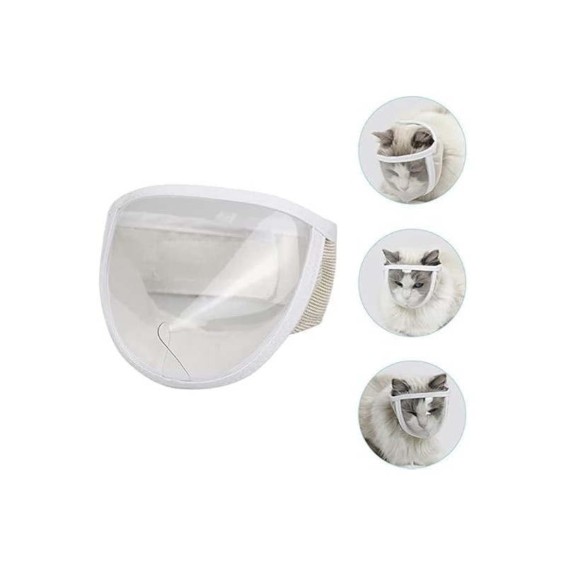 Mesh Transparent Cat Face Guard,PVC Cat Face Guard,PVC Mesh Clear