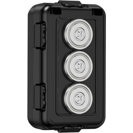 Magnetic Key Box,Magnetic Key Holder Under car,Magnetic Key Cabinets,Key Holder Magnetic,Hide a Key Magnetic Holder,Waterproof Magnetic Key Hider Outdoor