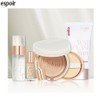 ESPOIR Protailor Be Glow Cushion New Class With Concealer + Setting Fixer + Suncream Set 5items [Golden Hour Edition], Cushion#$%Suncream:Petal-Fresh Cica