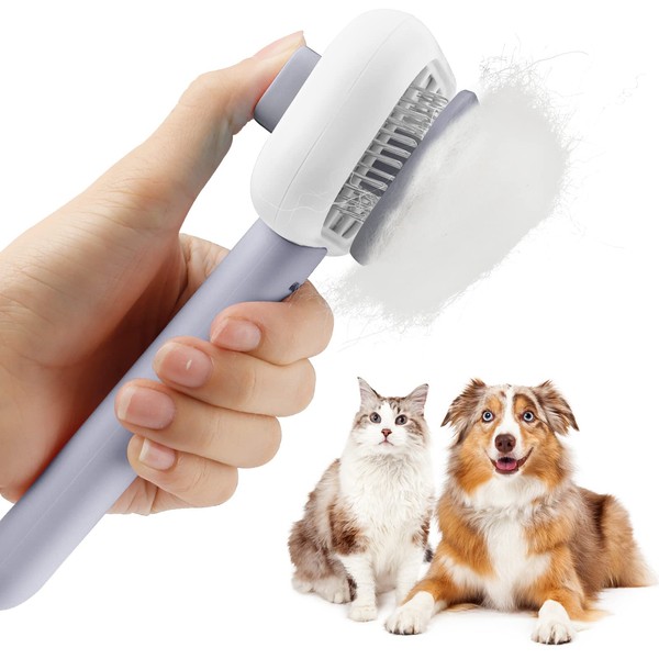 Cat Brush for Shedding, MOMSIV Cat Grooming Comb Dog Massage