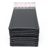 5x7 Inch Black Poly Bubble Mailers Small Padded Envelopes Self-Sealing