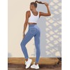 VOOVEEYA Curvy Womens Leggings, High Waisted Yoga Pants with Back
