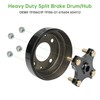 Golf Cart Heavy Duty Split Brake Drum and Rear Wheel