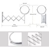 Welllink 8Inch XL Wall Mounted Bathroom Mirror, 1X/7X Magnification, High-Definition