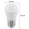 6 PCS 5W Mini LED Light Bulbs Warm White E26