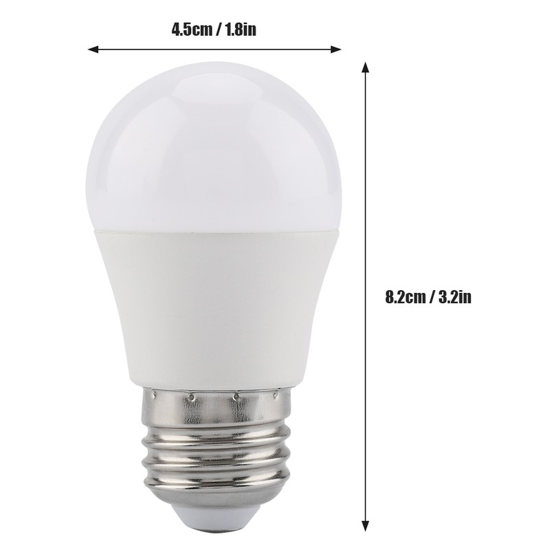 6 PCS 5W Mini LED Light Bulbs Warm White E26