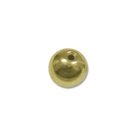 JewelrySupply Memory Wire End Caps 5mm Gold Plated (Package of 10)